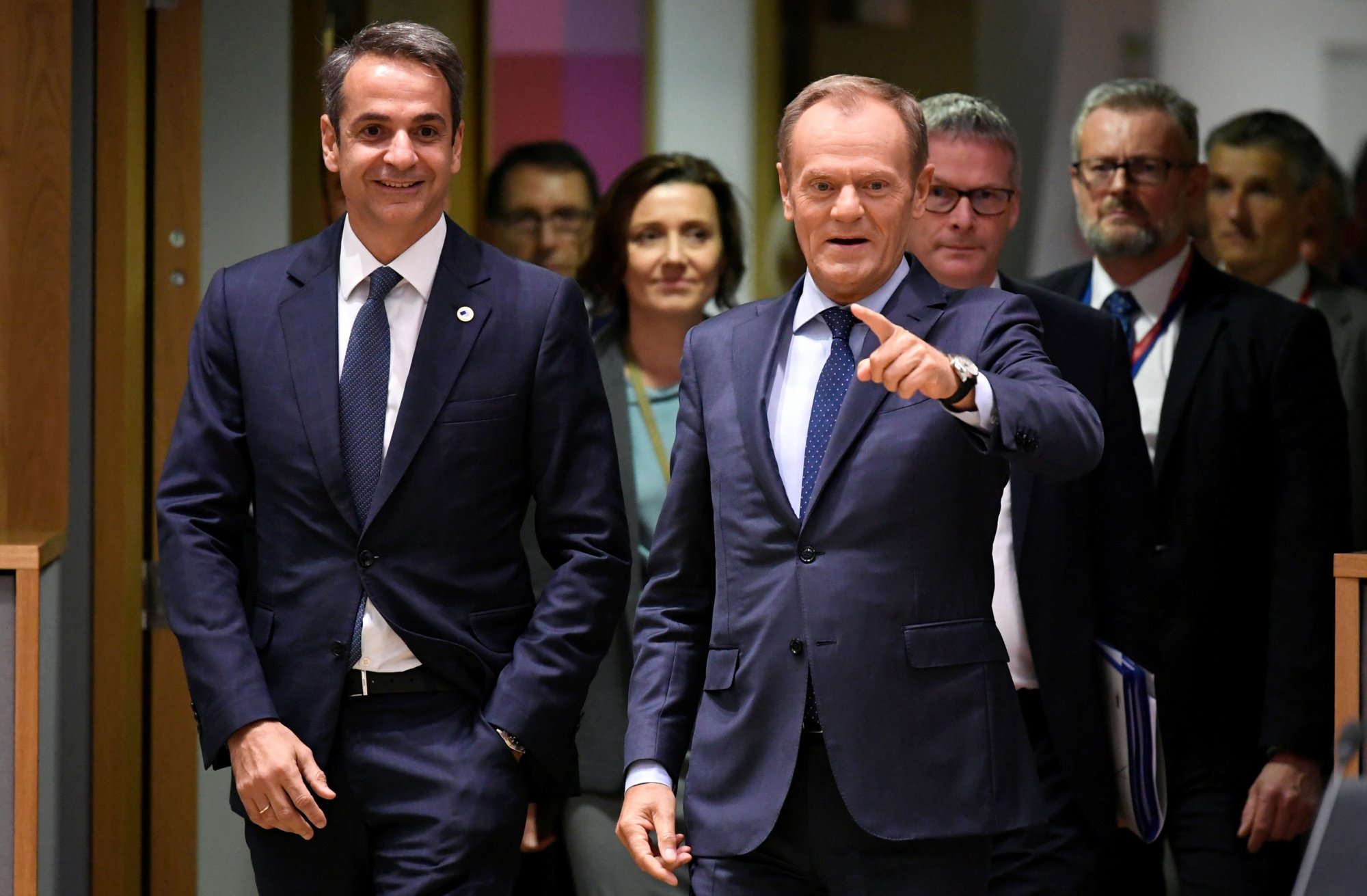 ΕΕ: Κοινή ασπίδα αεράμυνας ζητούν Μητσοτάκης και Τουσκ – Θετική η Φον ντερ Λάιεν ΕΕ: Κοινή ασπίδα αεράμυνας ζητούν Μητσοτάκης και Τουσκ – Θετική η Φον ντερ Λάιεν