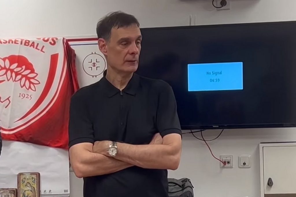 Final Four – Ολυμπιακός: Η συγκινητική ομιλία Μπαρτζώκα μετά την ήττα από τη Ρεάλ