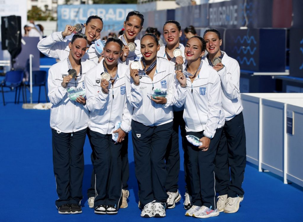 Ευρωπαϊκό υγρού στίβου: Χρυσή η Εθνική Καλλιτεχνικής Κολύμβησης στο Ελεύθερο Ομαδικό