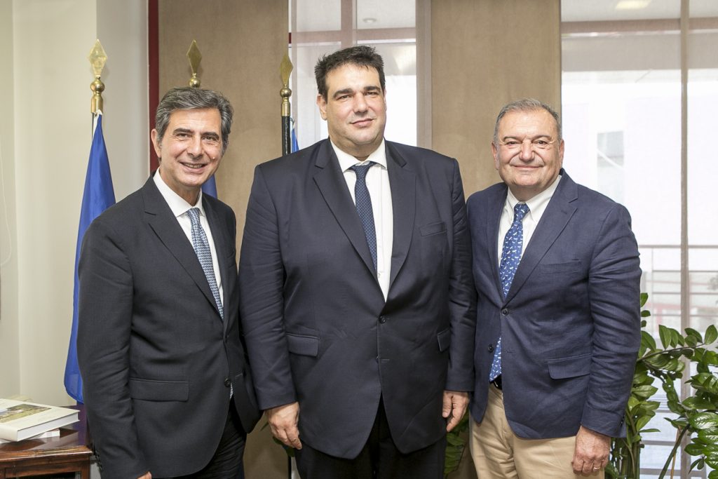 Επίσκεψη ΥΠΕΣ Θοδωρή Λιβάνιου και ΥΜΑΘ Κώστα Γκιουλέκα στο Δήμο Πυλαίας