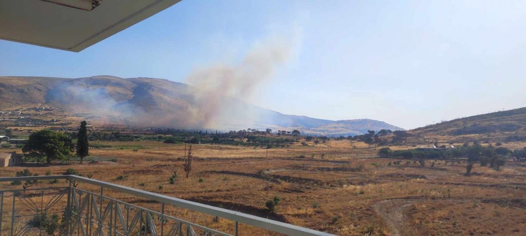 Κερατέα: Υπό έλεγχο η φωτιά – Πως προκλήθηκε – Τι λέει ο αντιδήμαρχος