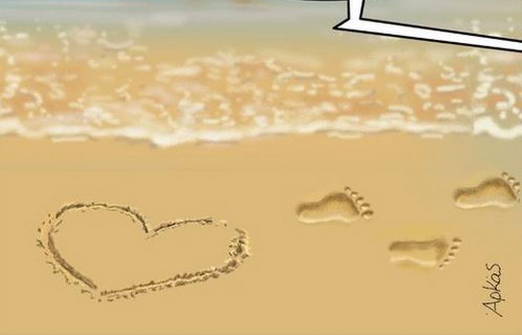 Αρκάς: «Καυτή» «καλημέρα» με τον Θανασάκη – Με τι «λιώνει» στην ακρογιαλιά