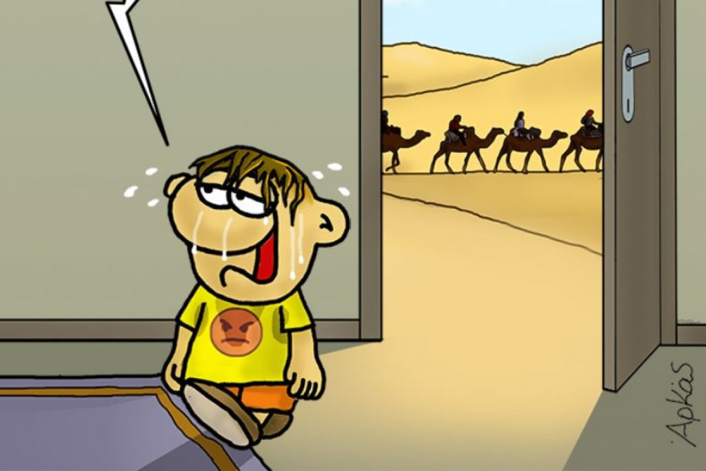 Αρκάς: Η «Καλημέρα» με το Θανασάκη που χρειάστηκε πουλόβερ εν μέσω καύσωνα