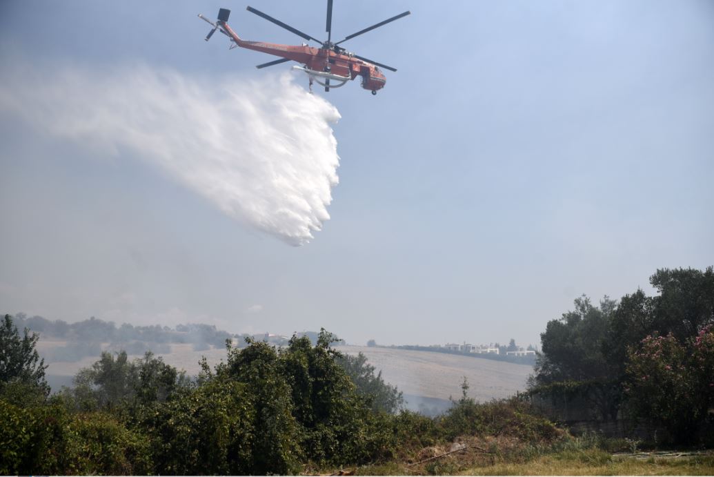 Ξάνθη: Υπό μερικό έλεγχο η φωτιά στην Λευκόπετρα