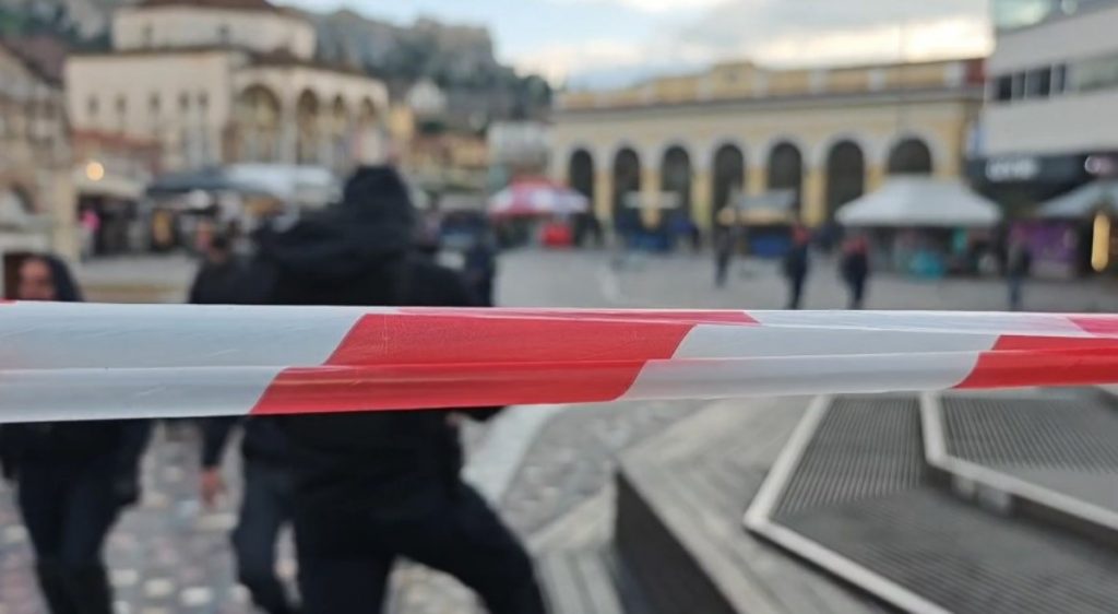 Τηλεφώνημα για βόμβα στο σταθμό του μετρό «Μοναστηράκι» – Βίντεο