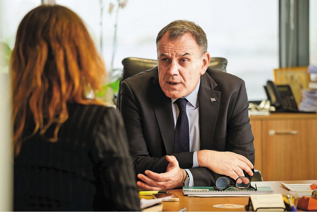 Παναγιωτόπουλος στο ΒΗΜΑ: «Προτεραιότητα η ασφάλεια των ευρωπαϊκών συνόρων»