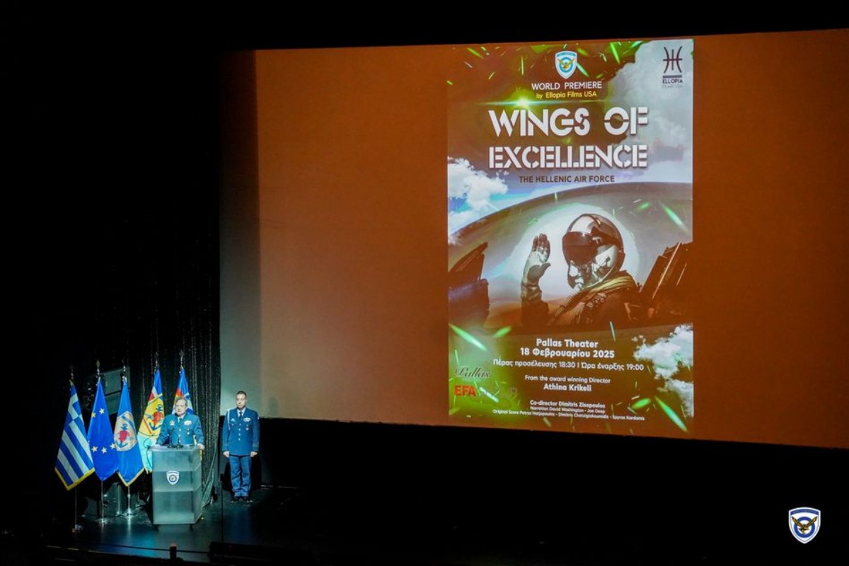 Πρεμιέρα του ντοκιμαντέρ «Wings of Excellence» για την Πολεμική Αεροπορία στο Θέατρο Παλλάς