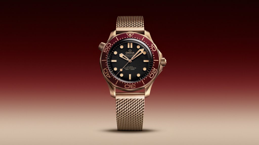 Το OMEGA Seamaster Diver 300M σε Bronze Gold και Burgundy