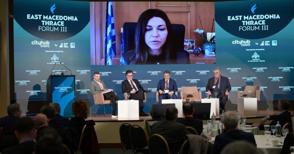 East Macedonia Thrace Forum – Σ. Ζαχαράκη: 8 εκατ. ευρώ για την επιστροφή οικογενειών στον Έβρο