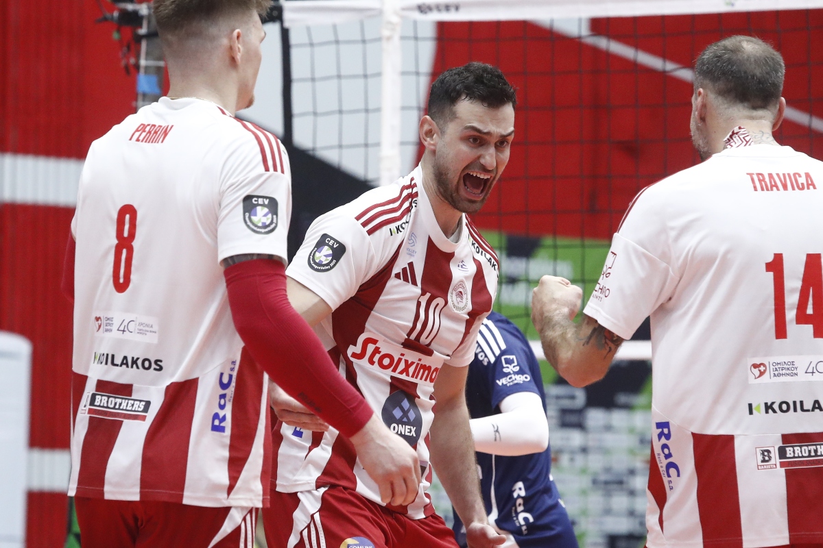 Ολυμπιακός: Στην 8άδα του CEV Champions League – Θρύλος και στο βόλεϊ