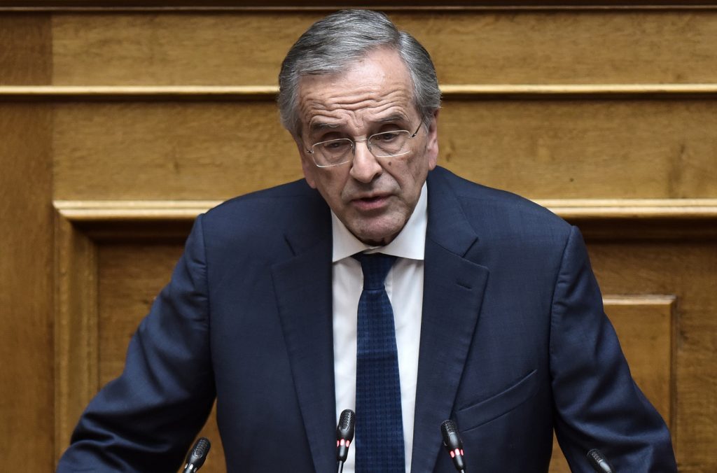 Απέχει από την ψηφοφορία ο Αντώνης Σαμαράς – «Η κυβέρνηση απέτυχε»