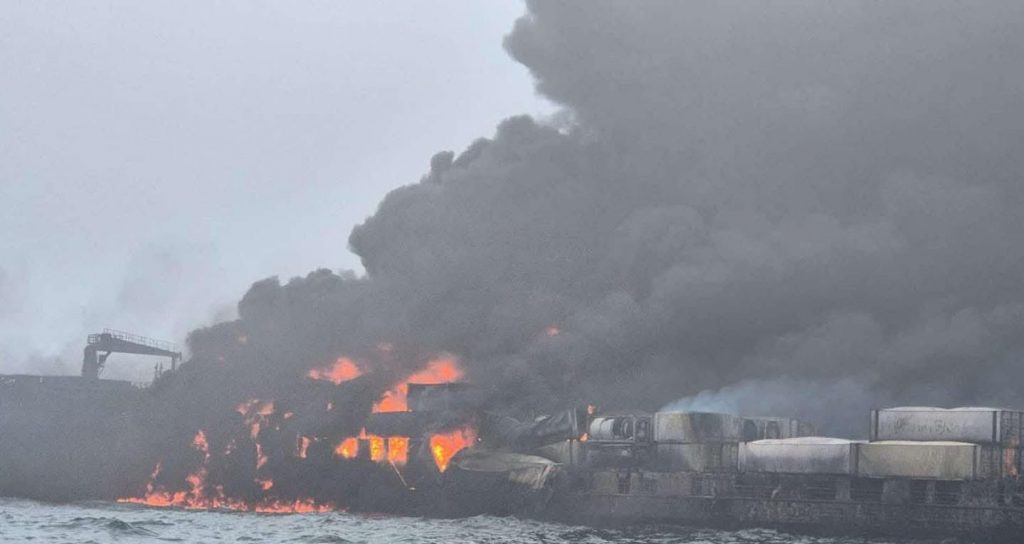 Βόρεια Θάλασσα: Πολλοί τραυματίες και ρύπανση από τη σύγκρουση του Stena Immaculate με φορτηγό