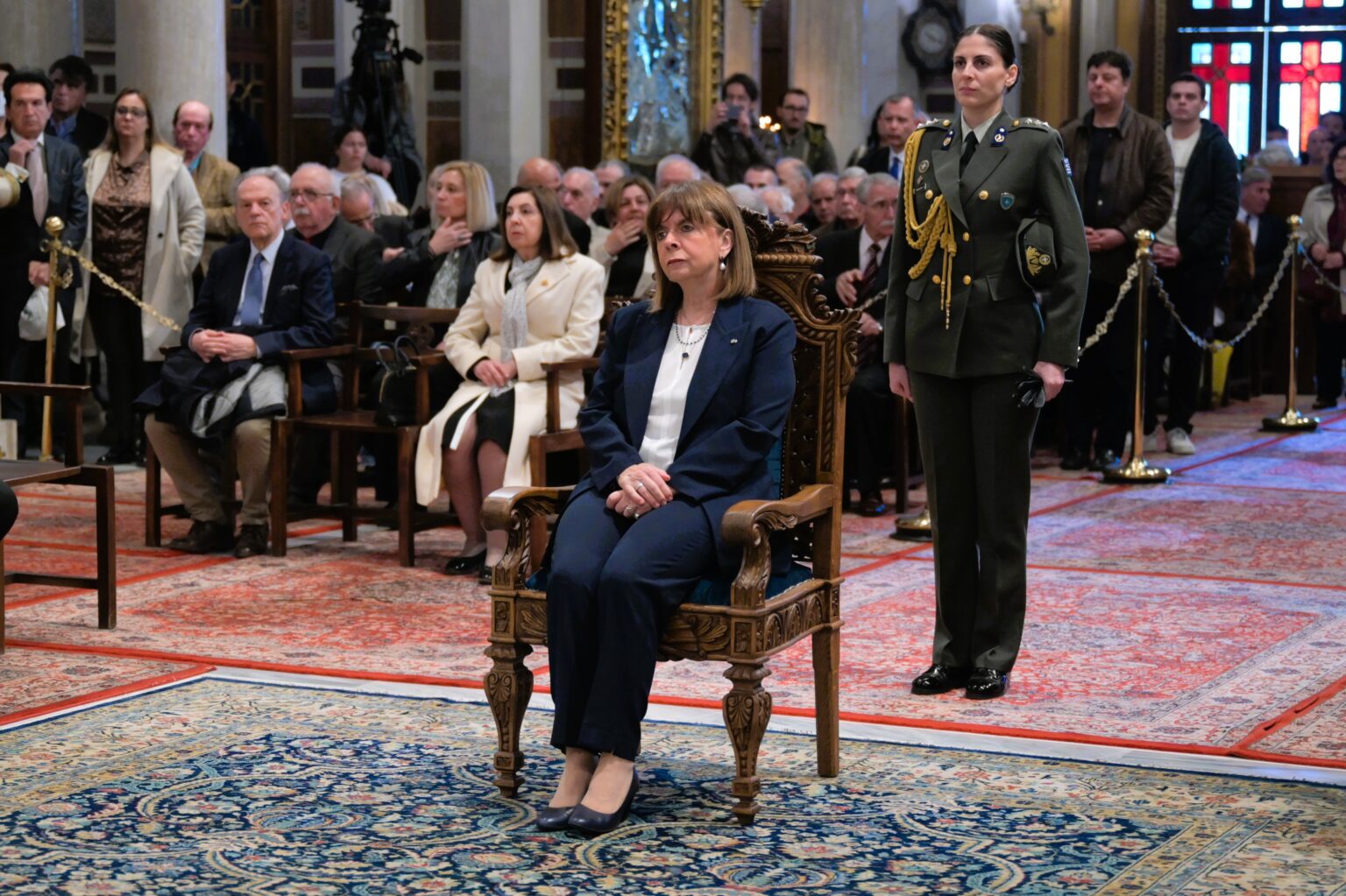 Σακελλαροπούλου: Γεύμα «γέφυρα» για αποκατάσταση των σχέσεων με την Εκκλησία και προσεχώς Τασούλας