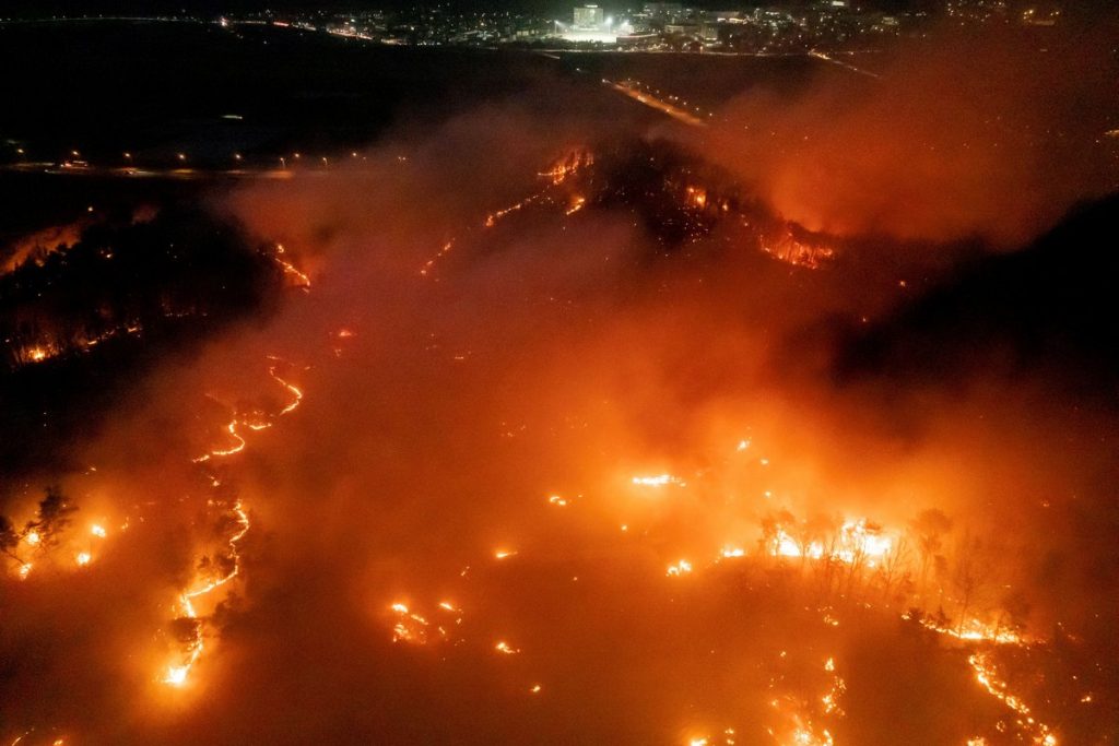 Νότια Κορέα: Τους 18 έφτασαν οι νεκροί από τις πυρκαγιές – Η ελπίδα στις βροχές