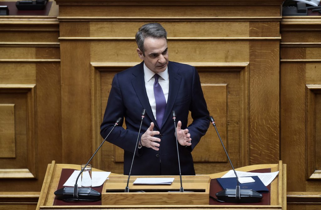 Live η ομιλία Μητσοτάκη στην Κ.Ο. της ΝΔ