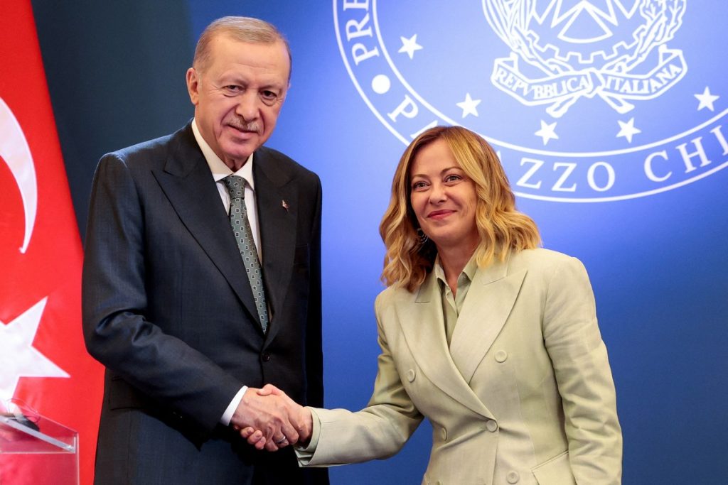Συνάντηση Μελόνι με Ερντογάν – «Ήταν ιδιαίτερα παραγωγική συνομιλία»