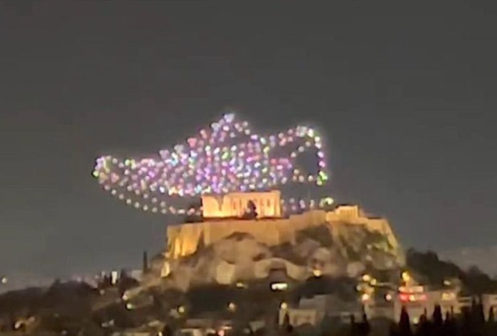 Εισαγγελική παρέμβαση για το drone show πάνω από την Ακρόπολη