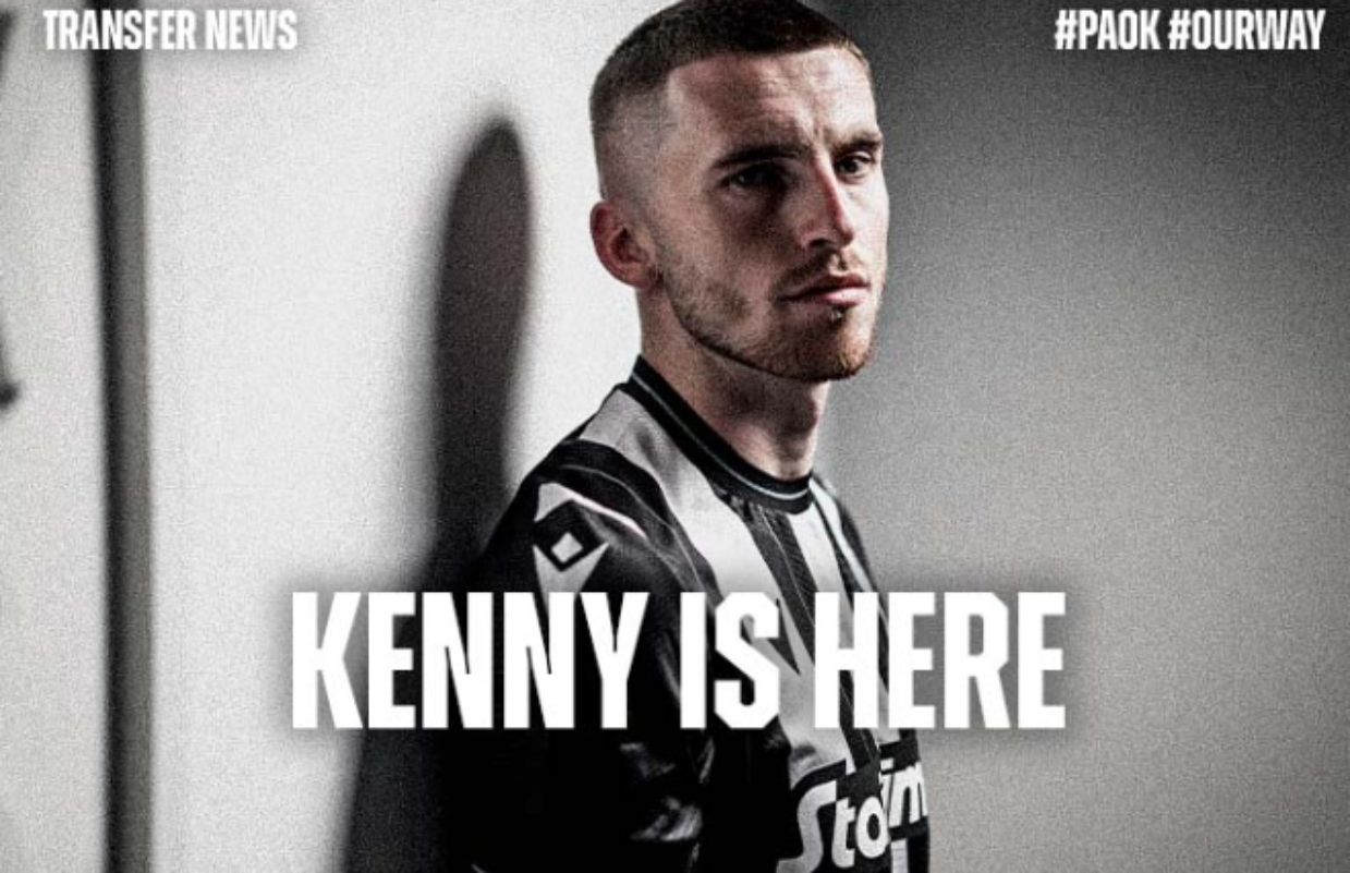 Τζόντζο Κένι: Ο ΠΑΟΚ ανακοίνωσε τον Άγγλο