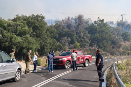 Φωτιά σε Μαγνησία και Δράμα – Καίγονται καλλιέργειες και δάσος