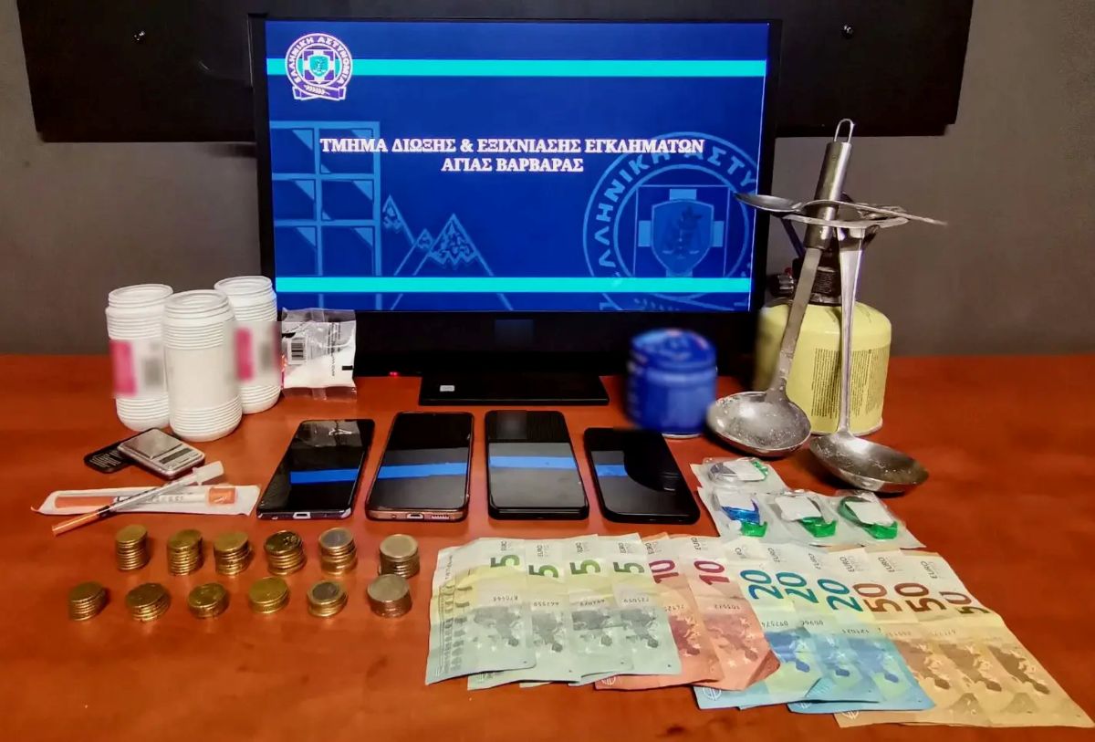 Βίντεο ντοκουμέντο από επιχείρηση «σκούπα» στην Αγ. Βαρβάρα – Τραυματίστηκε αστυνομικός