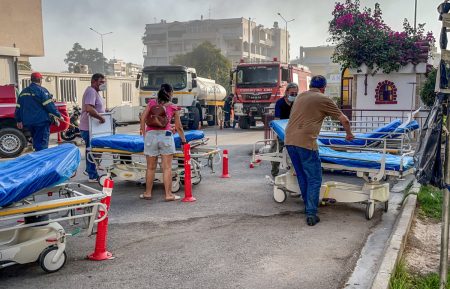 Πάτρα: Πανικός στο νοσοκομείο «Άγιος Ανδρέας» από φωτιά στα υπόγεια