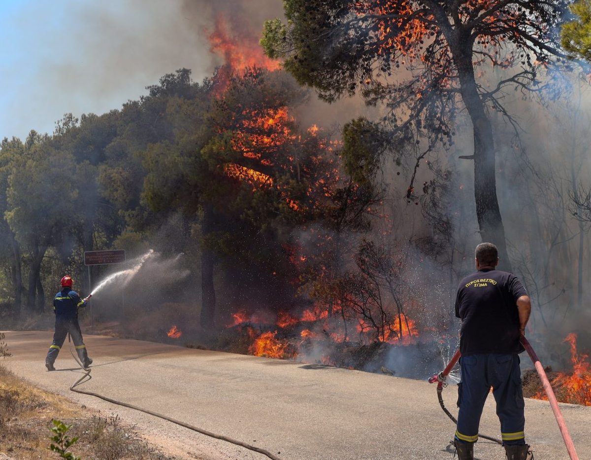 Βόνιτσα: Φωτιά σε αγροτοδασική έκταση στη Φραξιά