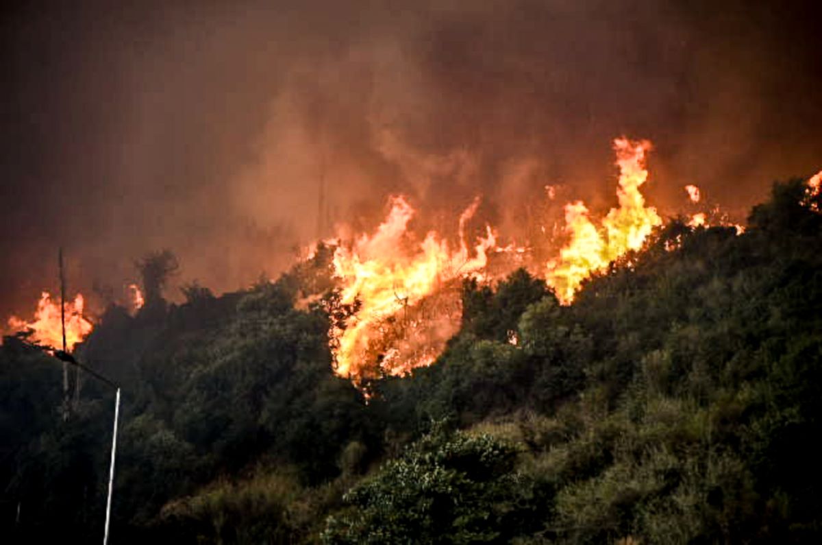 Φωτιά στo Καστρίτσι Αχαΐας – Στη μάχη πέντε εναέρια
