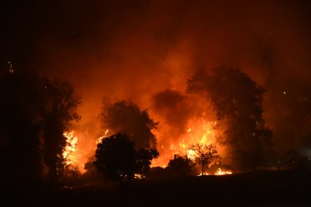 Φωτιά στη Ρόδο – Μεγάλη κινητοποίηση της πυροσβεστικής