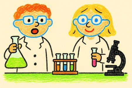 Ζωγράφισε έναν επιστήμονα