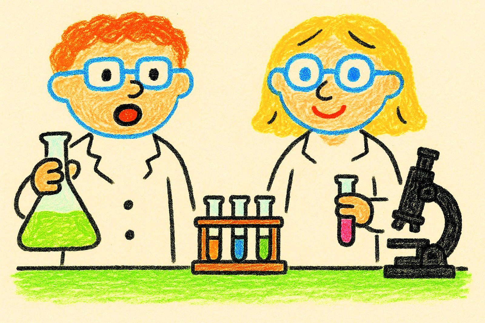 Ζωγράφισε έναν επιστήμονα