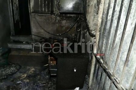 Ηράκλειο: Στο Θριάσιο οι δύο εγκαυματίες από τη φωτιά στο γήπεδο στην Αμμουδάρα