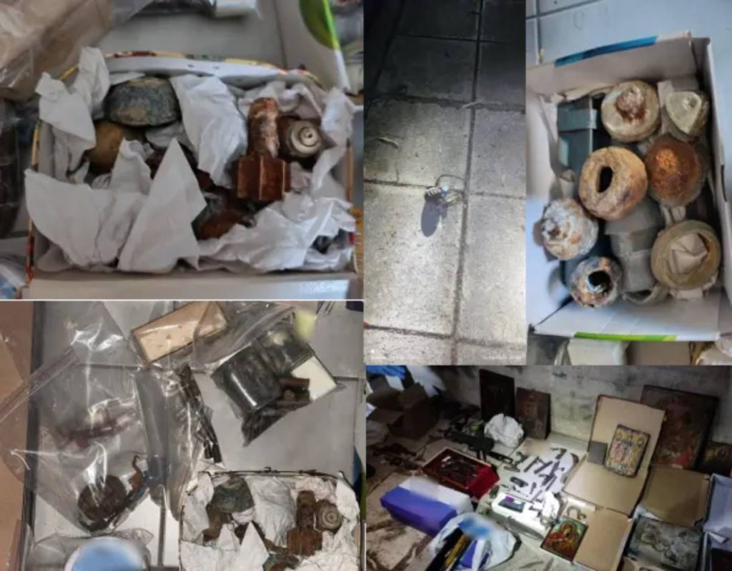 Καισαριανή: Συναγερμός στις αρχές – Εντοπίστηκε οπλοστάσιο σε κάδο απορριμμάτων