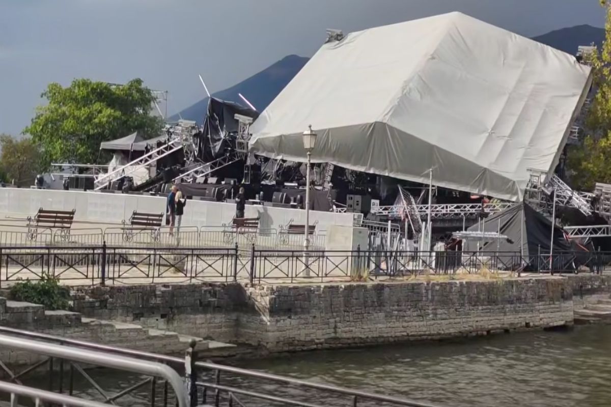 Κακοκαιρία: Έπεσε στέγαστρο στα Γιάννενα, δρόμοι ποτάμια στην Κέρκυρα