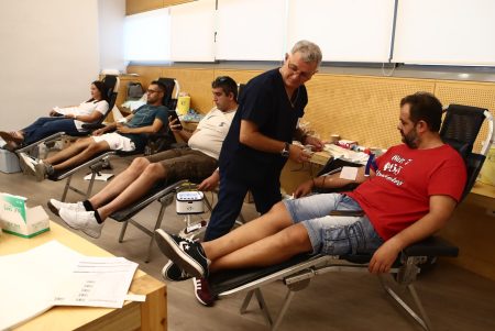 Ολυμπιακός: Δυναμική παρουσία του κόσμου στην εθελοντική αιμοδοσία