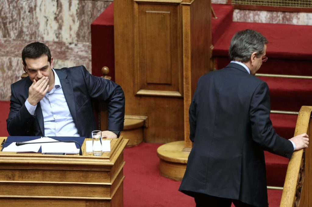 Δημοσκόπηση Real Polls: Οριακή άνοδος για ΝΔ μετά τη ΔΕΘ – Τι δείχνει για Σαμαρά-Τσίπρα