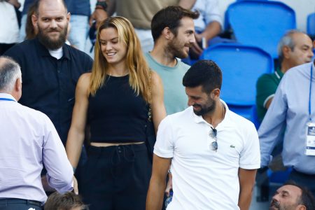 Στο ΟΑΚΑ ο Νόβακ Τζόκοβιτς μαζί με τη Μαρία Σάκκαρη