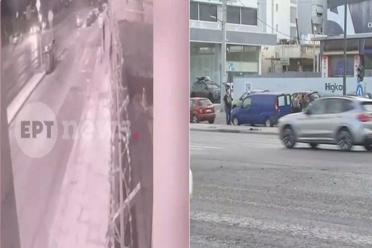 Η στιγμή της καραμπόλας στη Βουλιαγμένης (βίντεο)