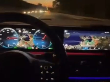 Συνελήφθη 36χρονος που οδηγούσε με 205 χλμ στην εθνική οδό – Το βίντεο που τον πρόδωσε