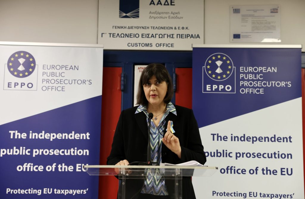 Συνέντευξη Τύπου της Λάουρα Κοβέσι: Η διαφθορά μπορεί να σκοτώσει, παράδειγμα τα Τέμπη