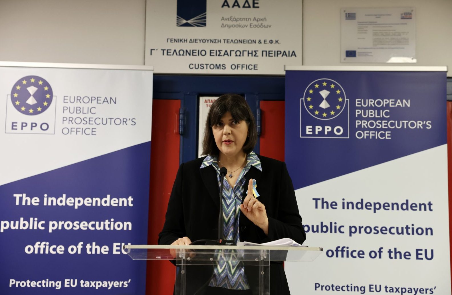 Συνέντευξη Τύπου της Λάουρα Κοβέσι: Η διαφθορά μπορεί να σκοτώσει, παράδειγμα τα Τέμπη