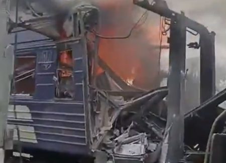 Ρωσικό πλήγμα με drone σε σιδηροδρομικό σταθμό στην Ουκρανία – 30 τραυματίες