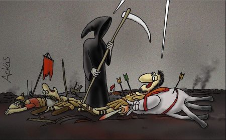 Αρκάς: Η «Καλημέρα» της Δευτέρας για την ανοησία του πολέμου