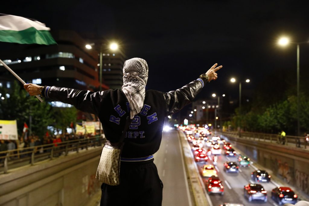 Επεισόδια έξω από την πρεσβεία του Ισραήλ στην Αθήνα