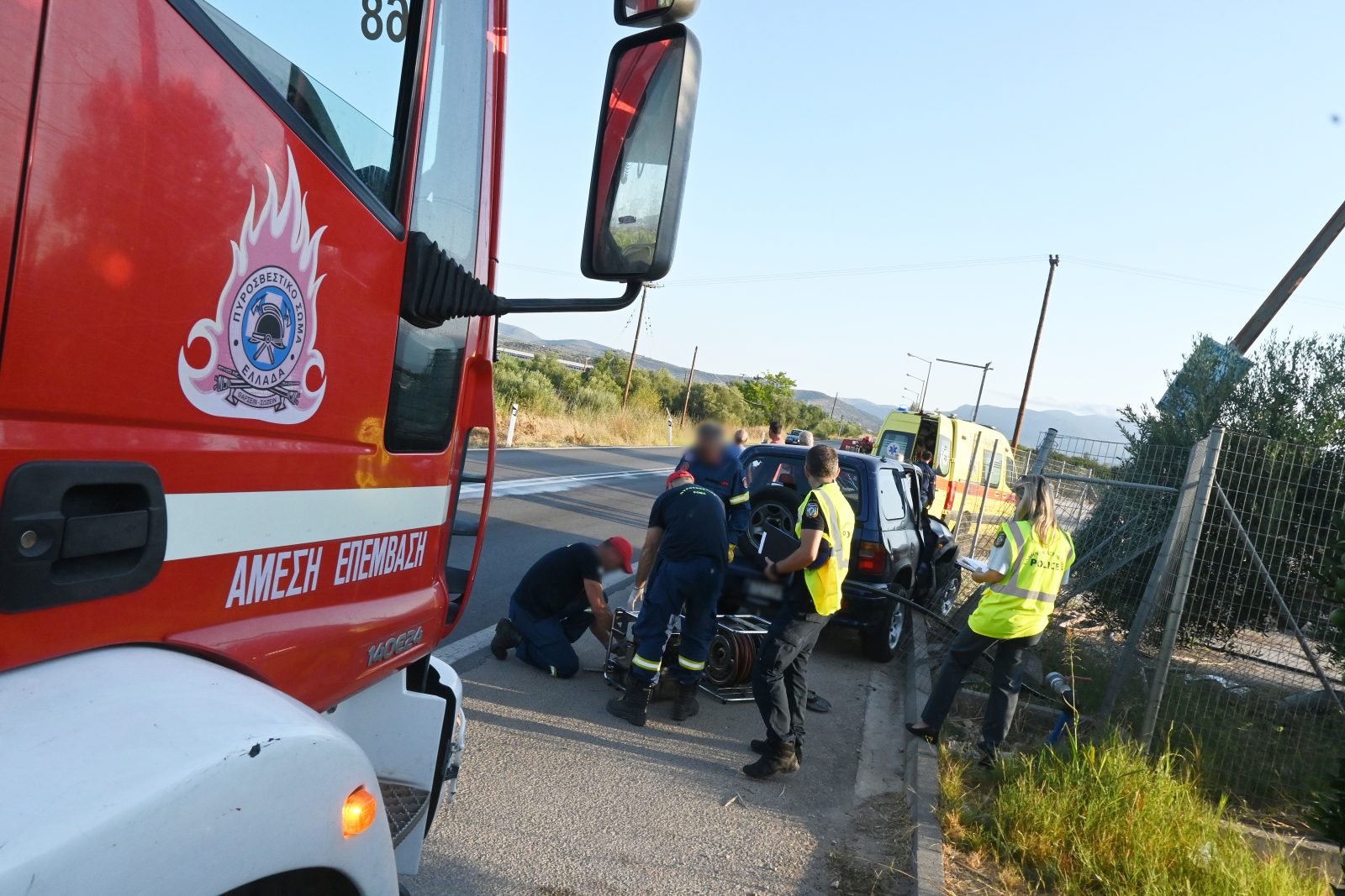 Τροχαίο στην Κατερίνη: Υπό επήρεια αλκοόλ οδηγός, 3 τραυματίες