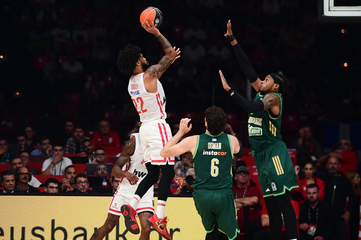 Ολυμπιακός – Παναθηναϊκός 90-86: Νίκη των Ερυθρόλευκων με ανατροπές