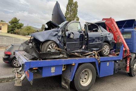 Δυστύχημα στις Αφίδνες: Δύο φορές πάνω από το όριο το αλκοόλ στο αίμα του οδηγού