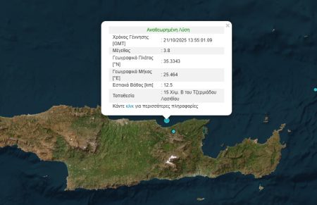 Σεισμός τώρα το Λασίθι