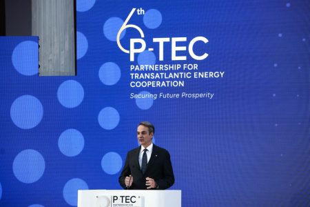 Μητσοτάκης στη P-TEC: Να σταματήσει η ροή ρωσικού αερίου από την πίσω πόρτα, μέσω Τουρκίας