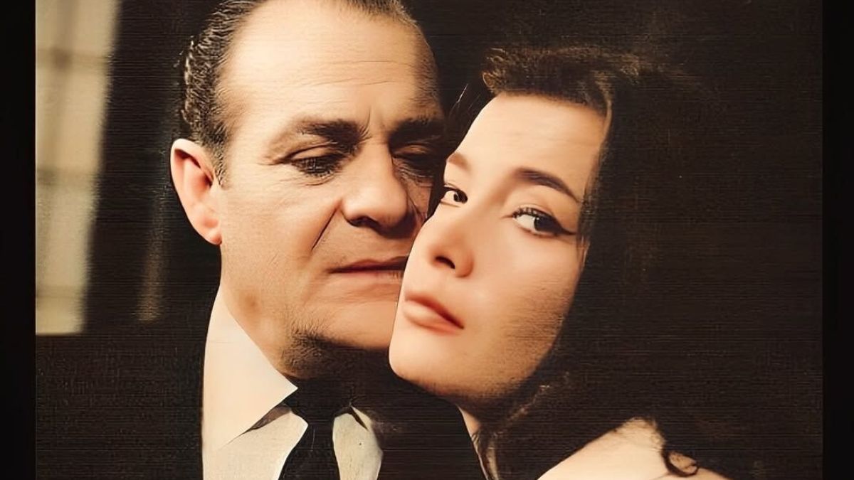 Η Τζένη Καρέζη σε μια ιστορική λήψη με τον Λάμπρο Κωνσταντάρα το 1963