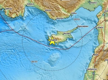Ισχυρός σεισμός στην Κύπρο – Συνεχείς μετασεισμοί